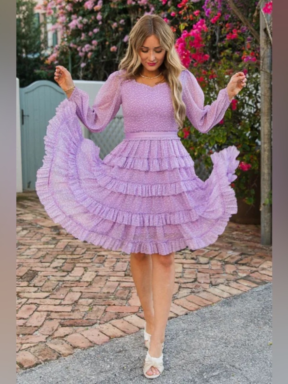 Ivy City Co Sammy Dress in Purple